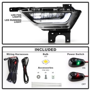 Ford F150 Fog Lights - Front - SPYDER - Full LED w/ Switch - `21-`23