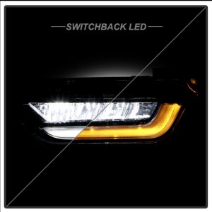 Ford F150 Fog Lights - SPYDER - OEM Style Full LED w/ Turn Signal - `21-`23