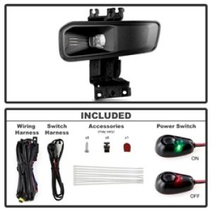 Ford F350 Fog Lights - SPYDER - LED w/ Switch - Clear - `23-`25 Ford F350 Fog Lights - SPYDER - LED w/ Switch - Clear - `23-`25