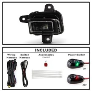 GMC Sierra 1500 Fog Light - SPYDER - OEM Style LED - Clear - `23-`25