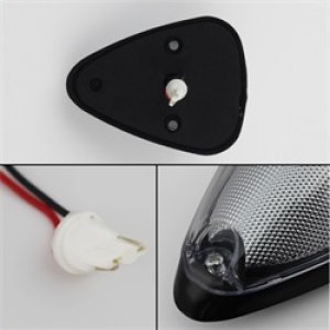 Ford Super Duty F250 Cab Roof Lights - SPYDER - xTune Amber LED - Smoke - `99-`15 Ford Super Duty F250 Cab Roof Lights - SPYDER - xTune Amber LED - Smoke - `99-`15