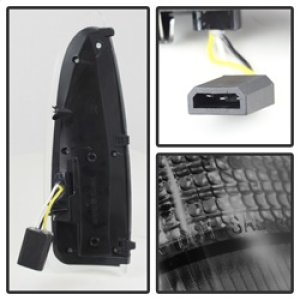 Ford Superduty F650 LED Mirror Signal Lens - SPYDER - Amber - Smoke - `03-`07