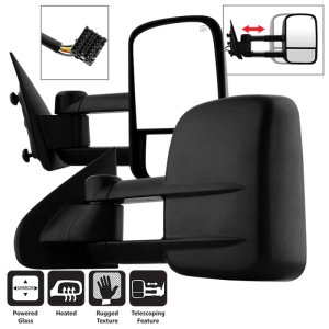 Chevrolet Silverado Side Mirror Set - SPYDER - POWER Heated Telescoping - `14-`15 Chevrolet Silverado Side Mirror Set - SPYDER - POWER Heated Telescoping - `14-`15
