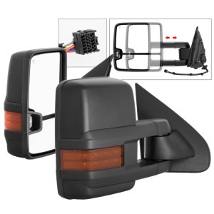 Chevrolet Silverado Side Mirrors - Left And Right - SPYDER - G2 Power Heated Amber LED Signal Telescoping - `14-`16 Chevrolet Silverado Side Mirrors - Left And Right - SPYDER - G2 Power Heated Amber LED Signal Telescoping - `14-`16