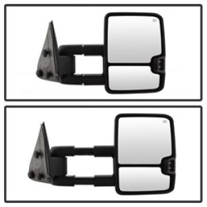 Chevrolet Silverado Side Mirrors - SPYDER - G2 Power Heated Smoke LED Signal Telescoping - Smoke - `03-`06
