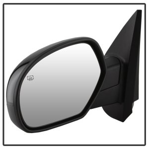 Chevrolet Silverado Side Mirror - Left - SPYDER - Power Heated - Shiny Black - `07-`14