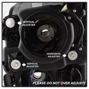 Cadillac SRX Headlight - Passenger Side - SPYDER - xTune Halogen - `10-`14