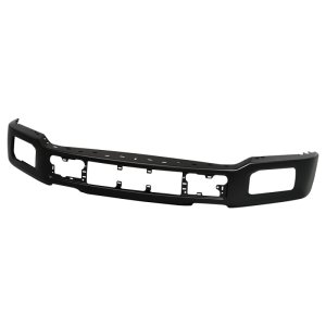 Ford F150 Bumper - Front - SPYDER - w/Fog Lights Hole - Black - `18-`20