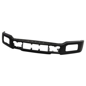 Ford F150 Bumper - Front - SPYDER - w/Fog Lights Hole - Black - `18-`20