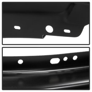 Ford F150 Bumper - Front - SPYDER - w/Fog Light Hole - Black - `09-`14