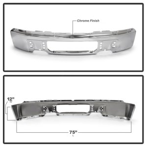 Ford F150 Bumper - Front - SPYDER - Chrome - `09-`14 Ford F150 Bumper - Front - SPYDER - Chrome - `09-`14