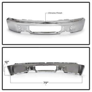 Ford F150 Bumper - Front - SPYDER - Chrome - `09-`14 Ford F150 Bumper - Front - SPYDER - Chrome - `09-`14