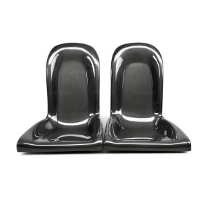 Nissan GTR Seat Deletes - Rear - Seibon - OEM Style - Carbon - `09-`10 Nissan GTR Seat Deletes - Rear - Seibon - OEM Style - Carbon - `09-`10