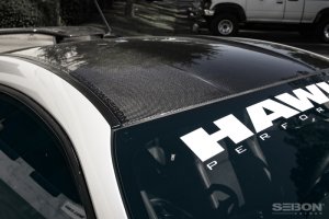 Scion FR S Roof Cover - Seibon - Carbon Fiber - Gloss Finish - `12-`13