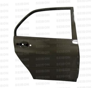 Mitsubishi Lancer Rear Doors (2) - Seibon - 3K 2X2 Twill Weave - Carbon Fiber - `03-`06