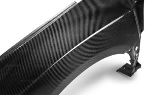 Subaru WRX STI Fender - Seibon - 10mm Wider Carbon Fiber - Carbon Fiber - `08-`14