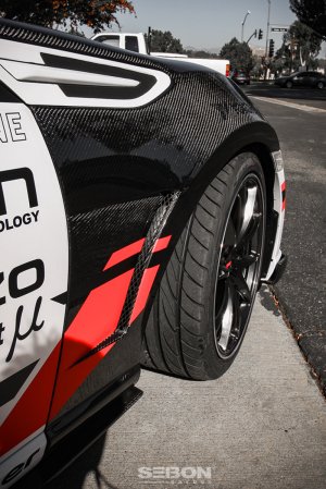 Scion FRS Fenders - Seibon - 10mm Wider - Carbon Fiber - `13-`20