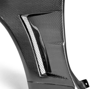 Nissan Skyline Fenders - Seibon - NSW-Style Carbon Fiber - Gloss Finish - `99-`01