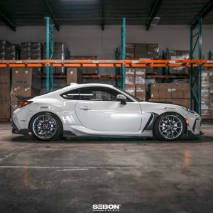 Subaru BRZ Fender Trim - Seibon - Gloss Finish - Carbon Fiber - `22-`24