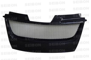 Volkswagen Golf GTI Grille - Front - Seibon - TD-style - Carbon Fiber - `06-`09