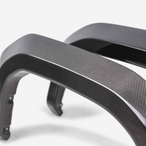 Toyota Tacoma Fender Flares - Rear - Seibon - Carbon Fiber - 2024+