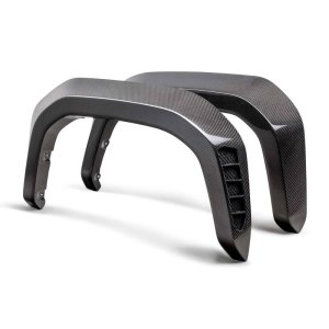 Toyota Tacoma Fender Flares - Rear - Seibon - Carbon Fiber - 2024+