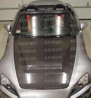 Honda S2000 Hood - Front - Seibon - VSII - Carbon Fiber - `00-`09