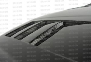 Infiniti G35 Hood - Seibon - TS Carbon Fiber - Carbon Fiber - `03-`04