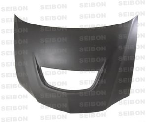 Mitsubishi Lancer Hood - Seibon - OEM-DRY Carbon Fiber - Matte - `03-`07 Mitsubishi Lancer Hood - Seibon - OEM-DRY Carbon Fiber - Matte - `03-`07