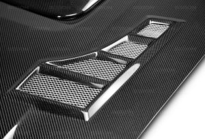 Subaru WRX STI Hood - Seibon - CW Carbon Fiber - Carbon Fiber - `04-`05
