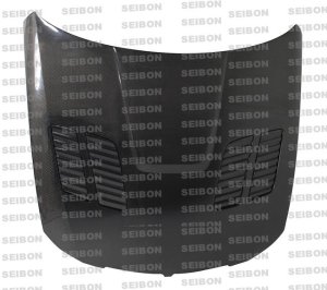 BMW 3 Series Carbon Fiber Hood - Seibon - GTR-Style - Carbon Fiber - `05-`08