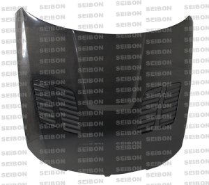 BMW 3 Series Carbon Fiber Hood - Seibon - GTR-Style - Carbon Fiber - `05-`08