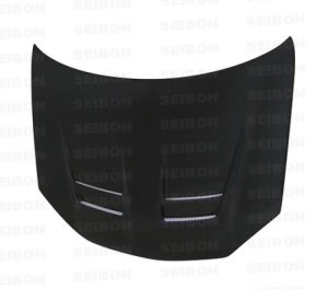 Volkswagen Golf GTI Hood - Seibon - DV Style Shaved - Carbon Fiber - `06-`09