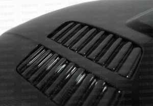 BMW 3 Series Hood - Seibon - GTR-style - Carbon Fiber - `07-`10