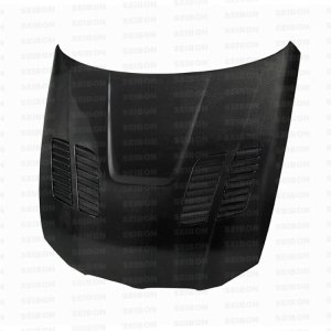 BMW 3 Series Hood - Seibon - GTR-style - Carbon Fiber - `07-`10