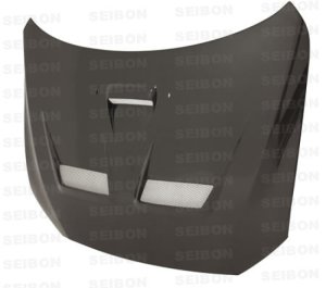 Mitsubishi Lancer Hood - Seibon - CW-style Carbon Fiber - Carbon Fiber - `08-`15