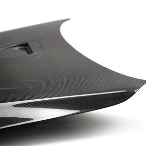 Mitsubishi Lancer Hood - Seibon - OEM Style Carbon Fiber - `08-`15