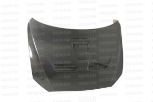 Mitsubishi Lancer Hood - Seibon - OEM Style Carbon Fiber - `08-`15