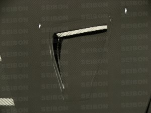 Mitsubishi Lancer Hood - Seibon - TS-style - Carbon Fiber - `08-`15