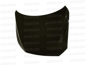 Mitsubishi Lancer Hood - Seibon - OEM Carbon Fiber - Carbon Fiber - `08-`09