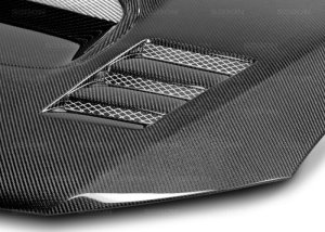 Subaru WRX Hood - Seibon - CWII-style - Carbon Fiber - `08-`14