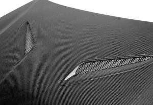 Hyundai Genesis Hood - Seibon - OE Carbon Fiber - Carbon Fiber - `12-`13
