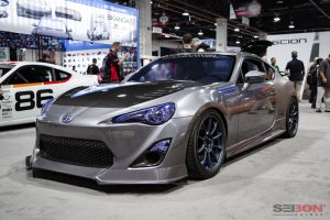 Scion FRS Hood - Seibon - OEM Carbon Fiber - Carbon Fiber - `13-`20