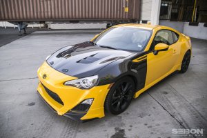 Toyota GR86 Hood - Seibon - TS Style Carbon Fiber - `13-`20