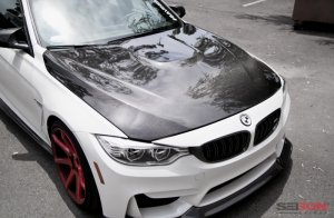 BMW M4 Hood - Seibon - OE Style Carbon Fiber - `14-`20