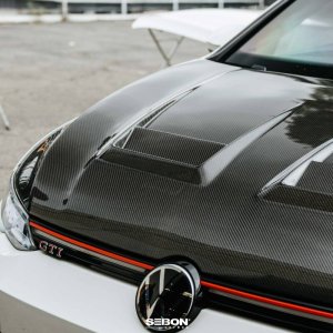 Volkswagen Golf R Hood - Seibon - DV-Style - Carbon Fiber - `22-`23 Volkswagen Golf R Hood - Seibon - DV-Style - Carbon Fiber - `22-`23