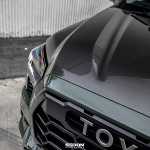 Toyota Tundra Hood - Seibon - OE Style Carbon Fiber - `22-`23