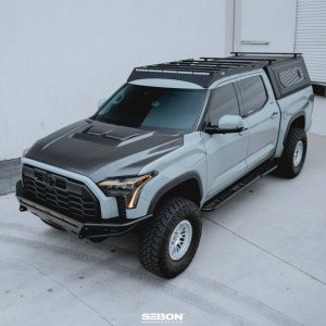 Toyota Sequoia Hood - Seibon - RR-Style Carbon Fiber - `23-`24
