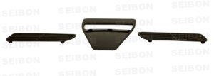 Mitsubishi Lancer Hood Scoop - Seibon - OEM-style - Carbon Fiber - `08-`15