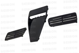 Mitsubishi Lancer Hood Scoop - Seibon - OEM-style - Carbon Fiber - `08-`15 Mitsubishi Lancer Hood Scoop - Seibon - OEM-style - Carbon Fiber - `08-`15